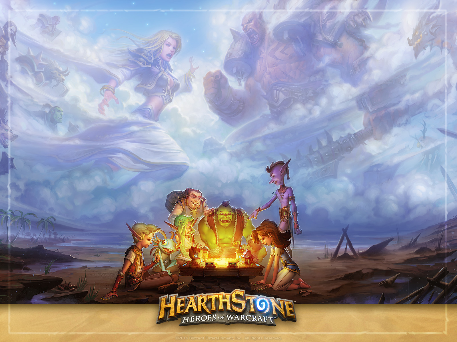 Tapeta ke hře Hearthstone: Heroes of Warcraft na stáhnutí